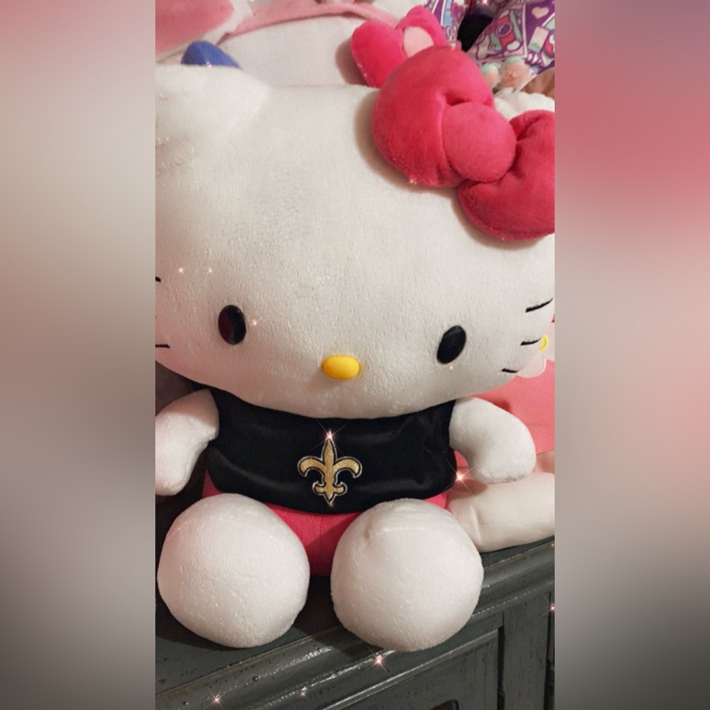 🎀🖤hello kitty Orleans saints 8